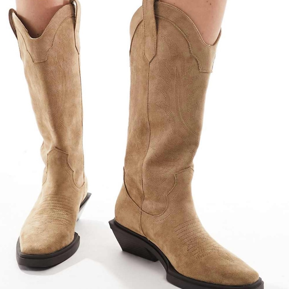 Classic Tan Western Boots Size 8 BNWT